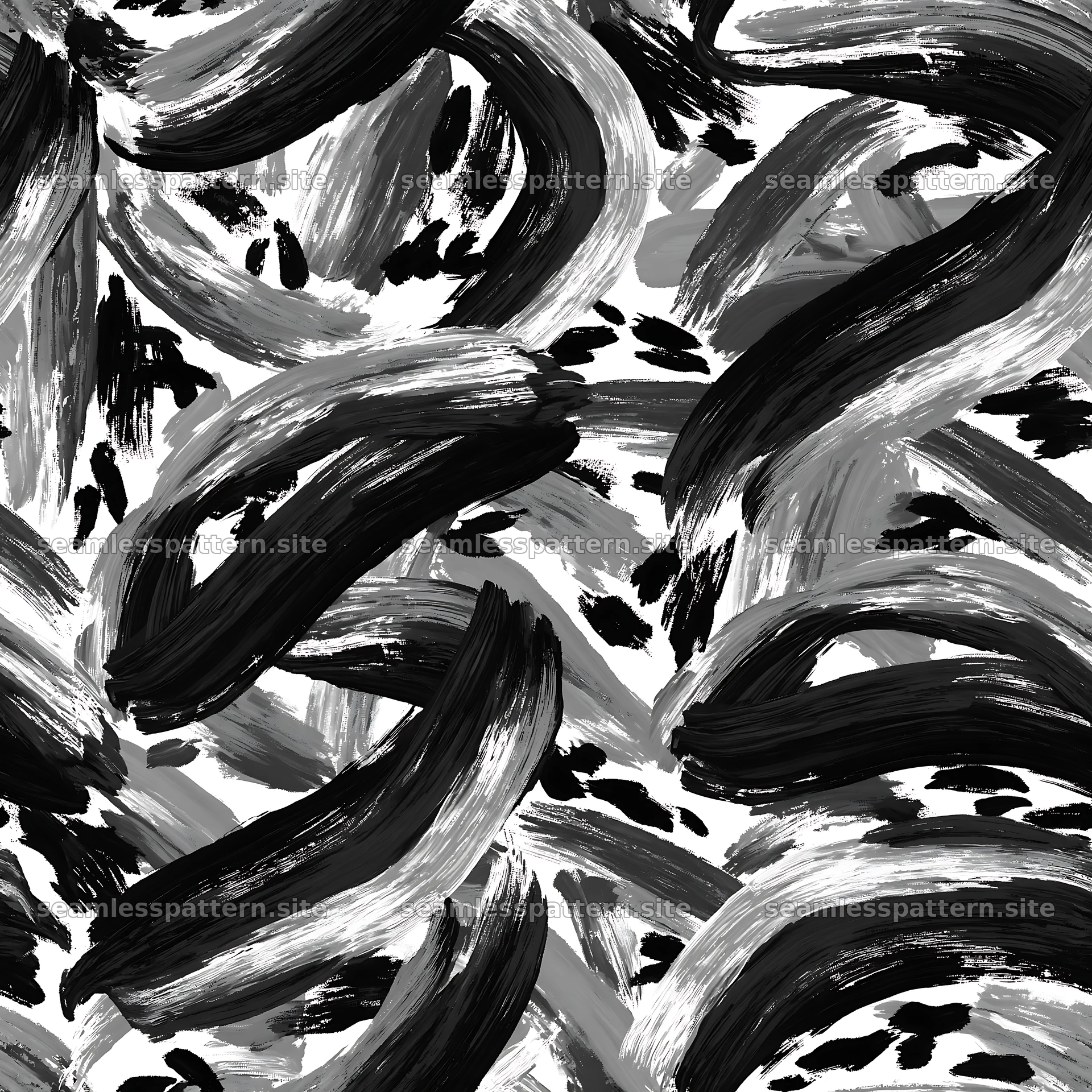 Seamless green camouflage brushstroke pattern design seamless pattern preview