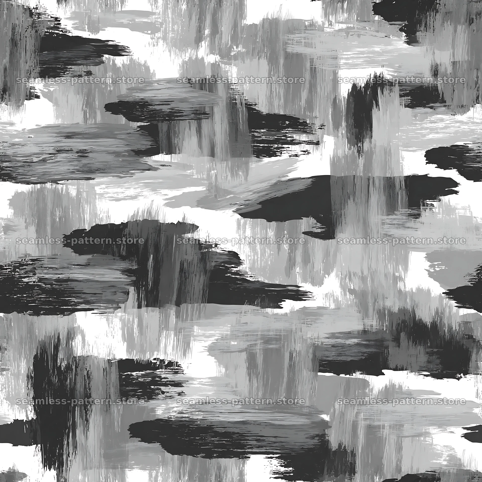 Seamless gray camouflage brushstroke pattern for textiles seamless pattern preview