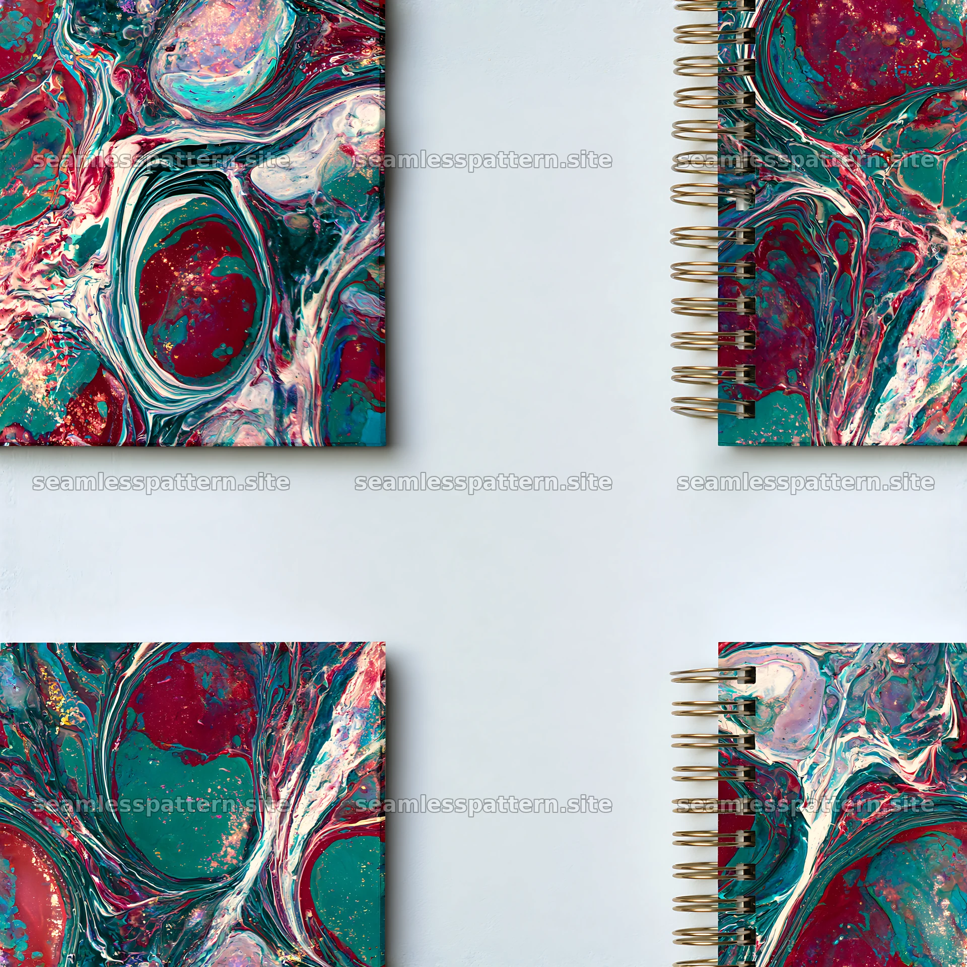 Elegant colorful marble seamless pattern for notebook stationery seamless pattern preview