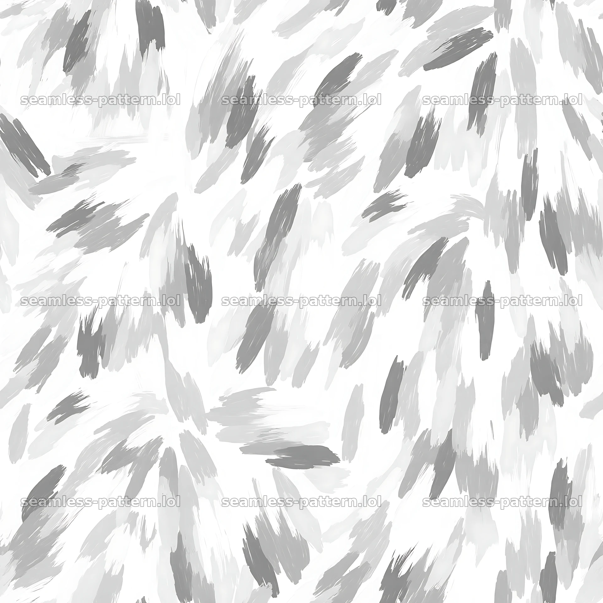 Seamless camouflage brushstroke pattern in shades of gray seamless pattern preview