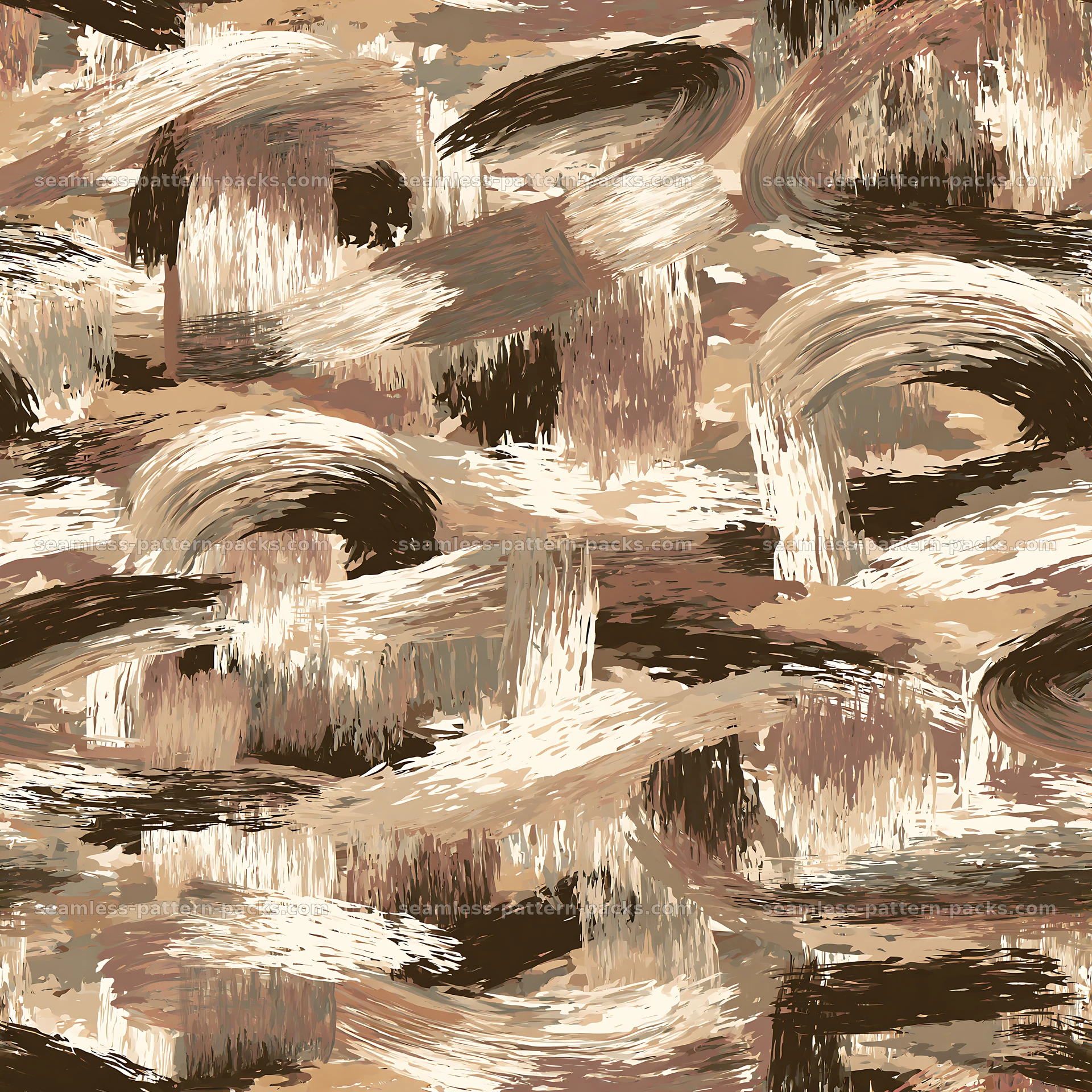 Seamless beige camouflage brushstroke pattern seamless pattern preview
