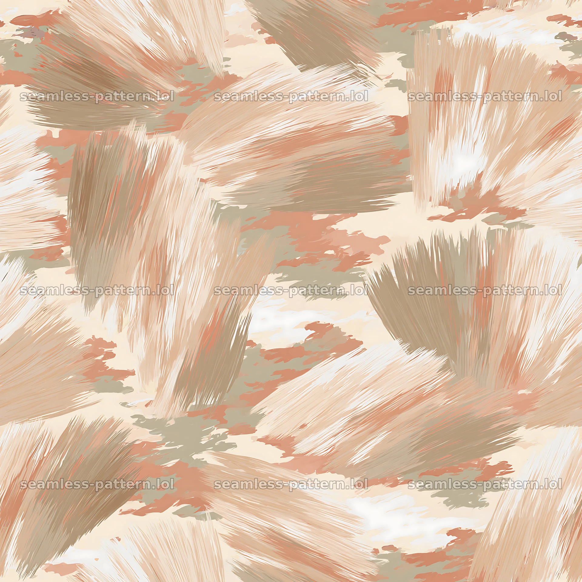 Seamless desert camouflage brushstroke pattern seamless pattern preview
