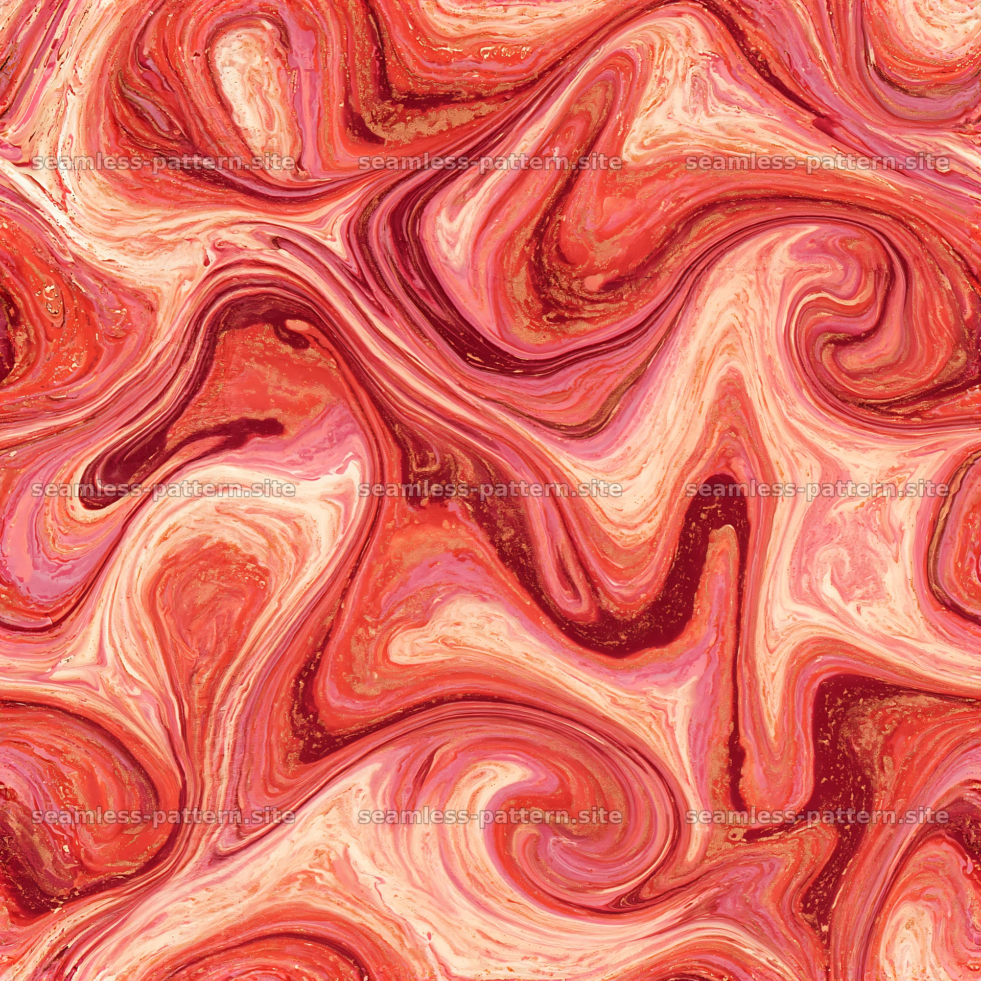 Modern abstract marble repeat pattern with layered color veins seamless pattern preview