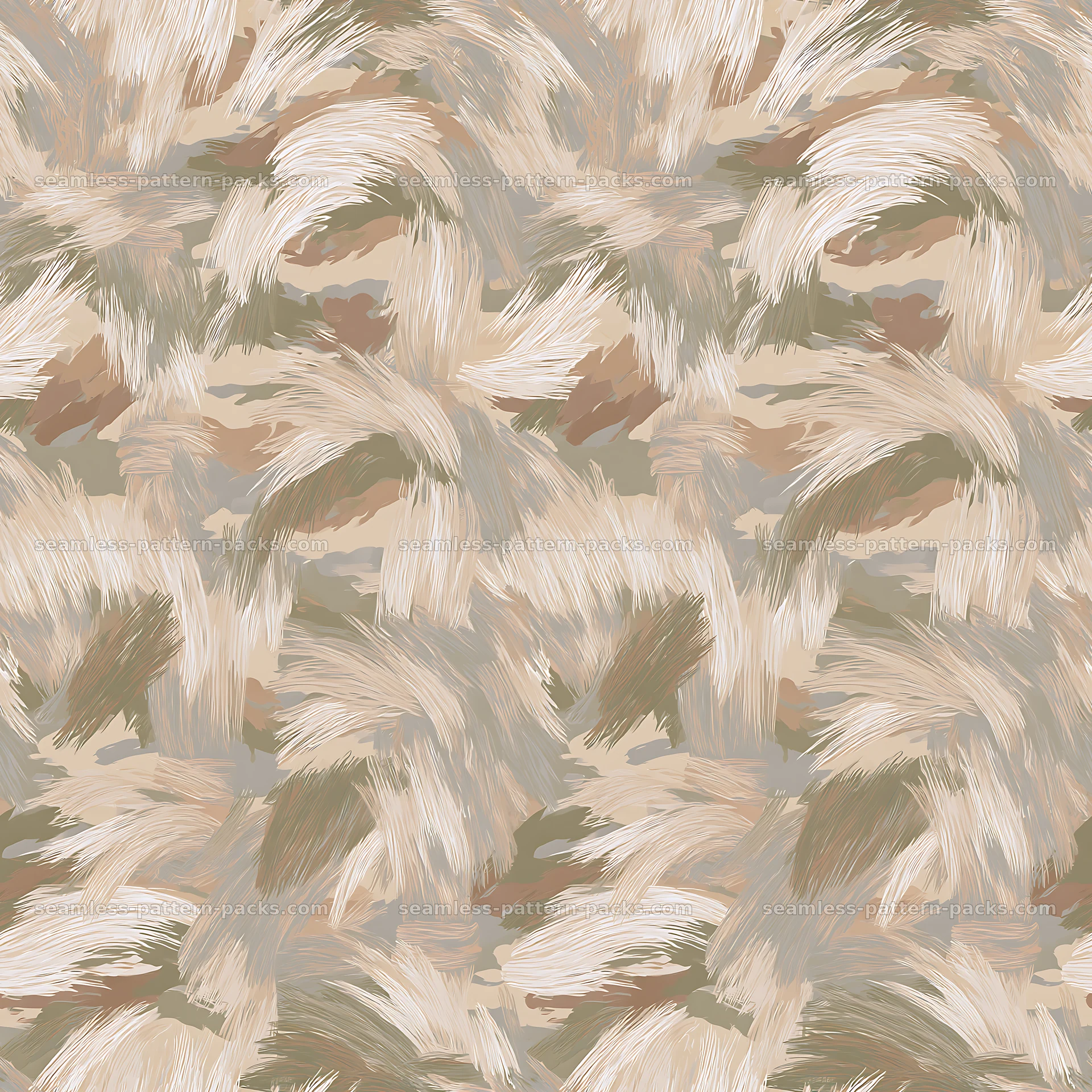 Seamless beige camouflage brushstroke pattern seamless pattern preview