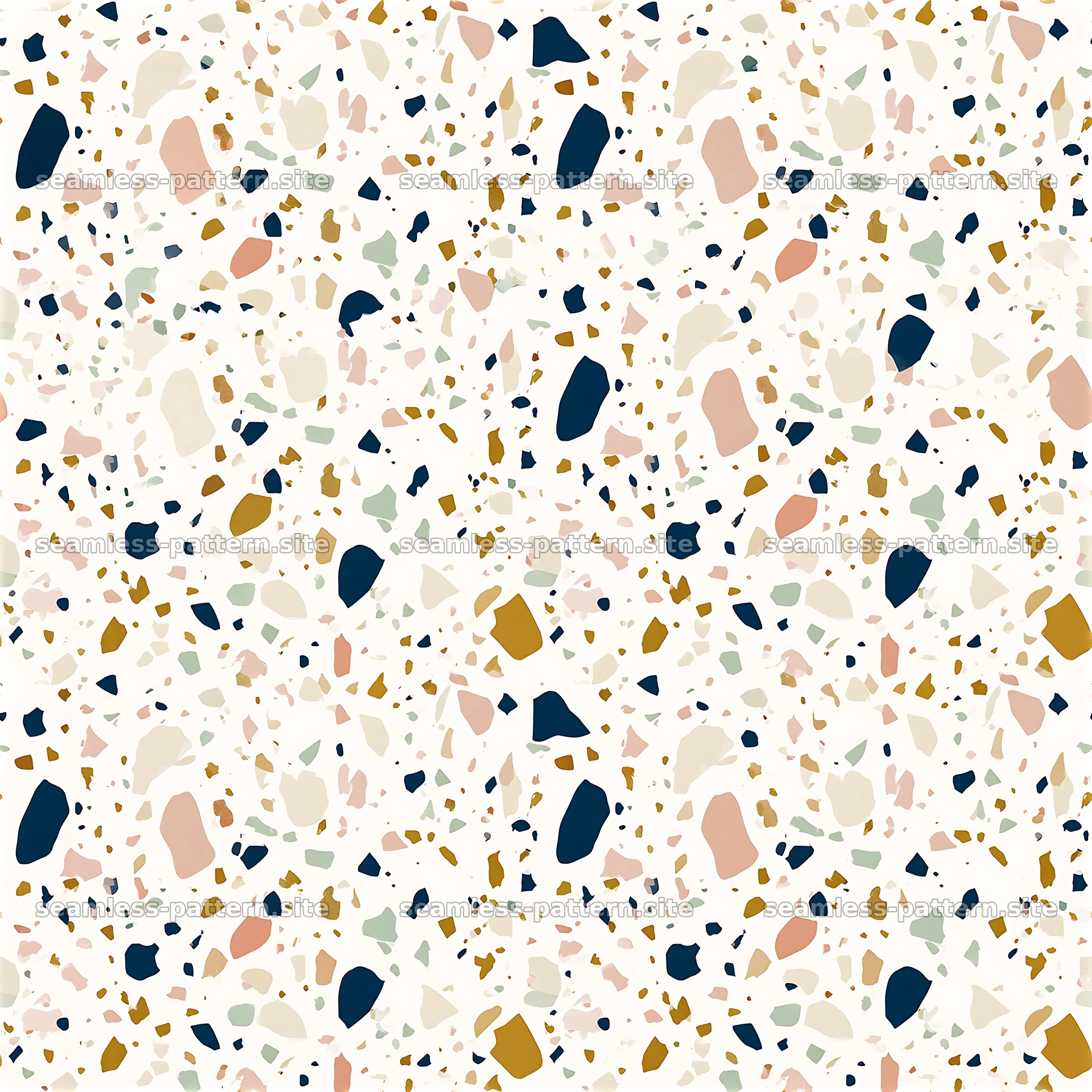 Colorful Terrazzo Seamless Pattern seamless pattern preview