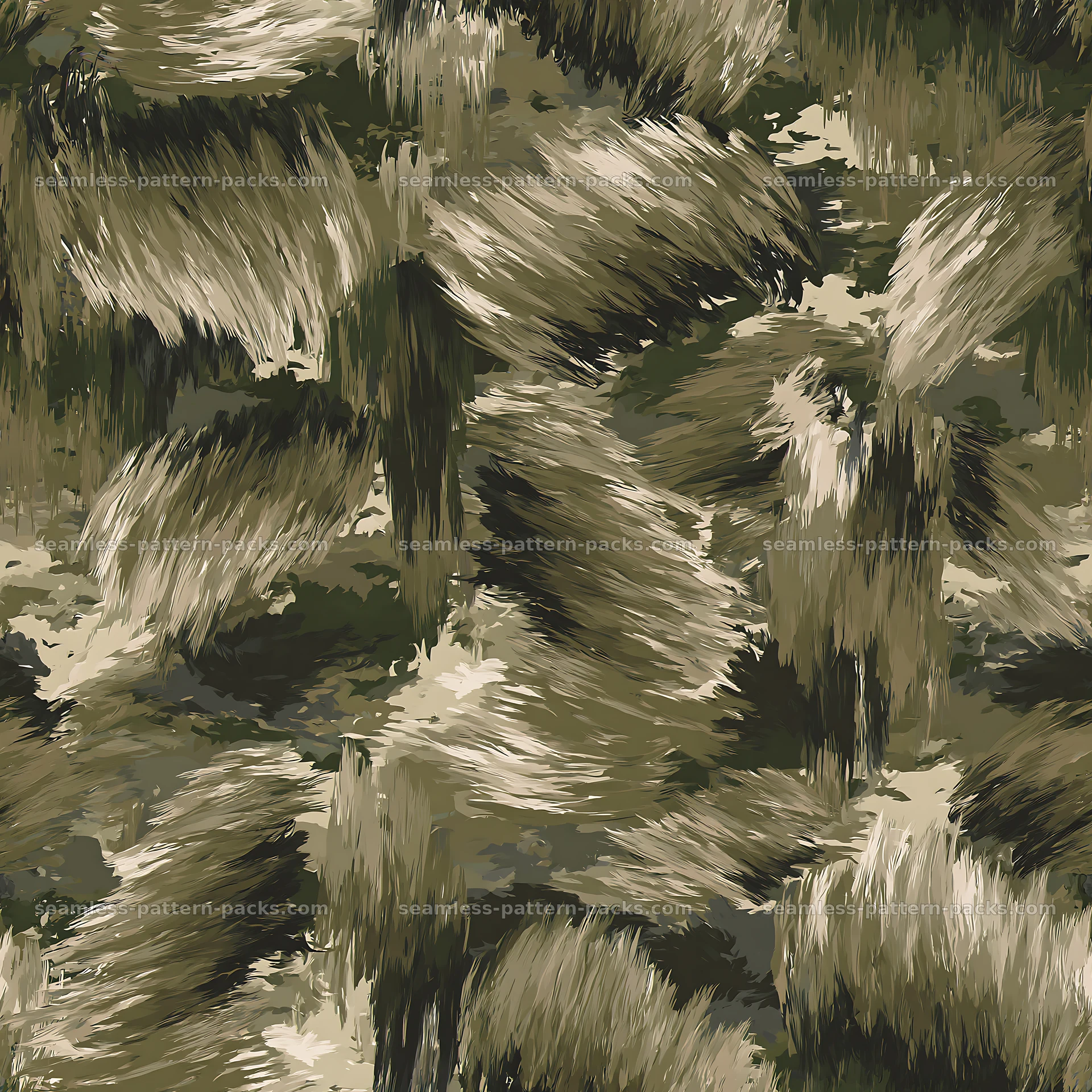 Seamless military camouflage brushstroke pattern seamless pattern preview