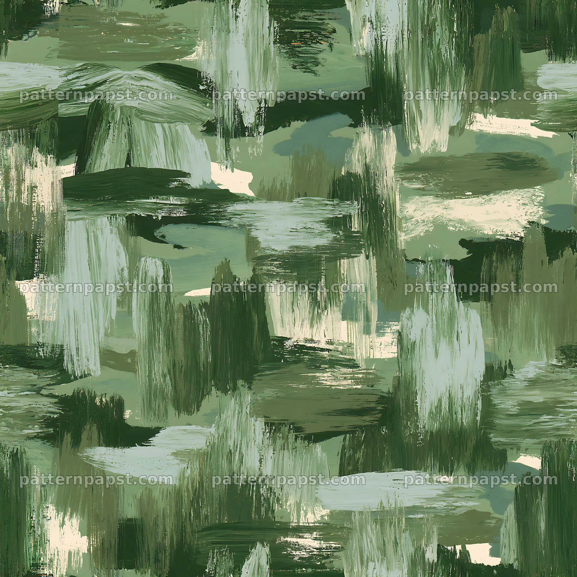 Seamless green camouflage brushstroke pattern for fabric design seamless pattern preview