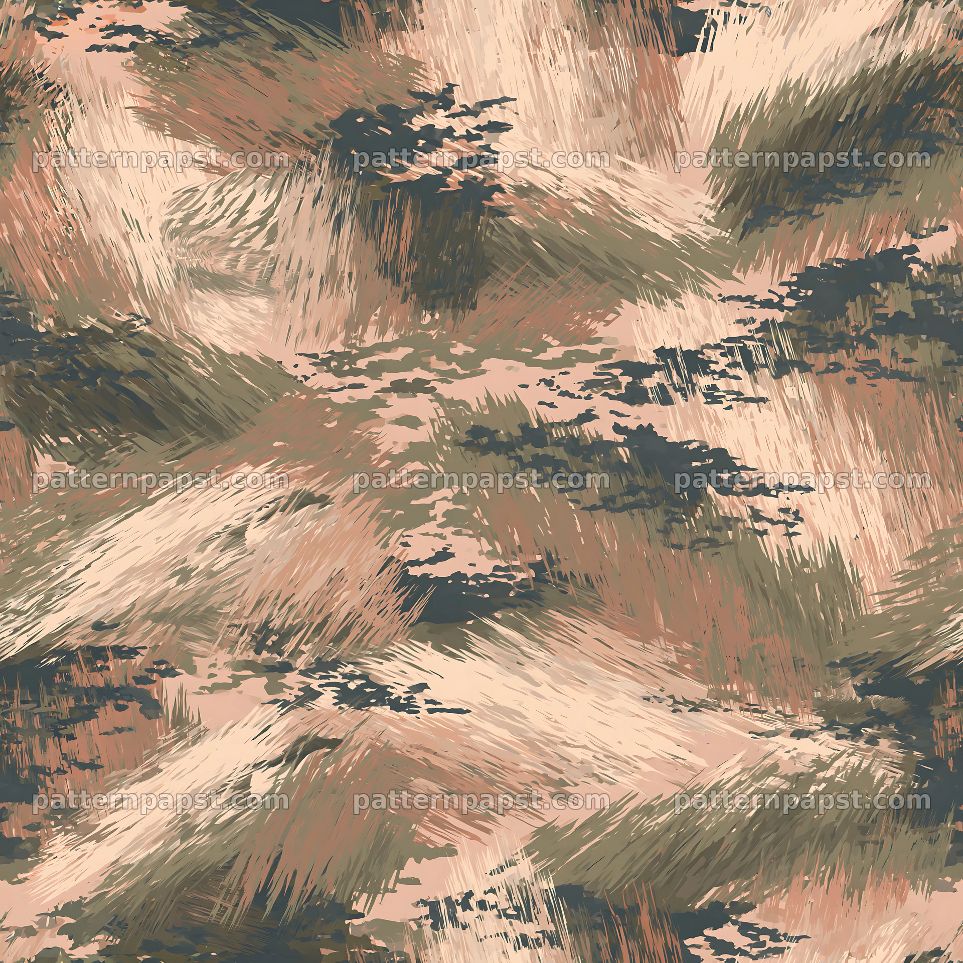 Seamless desert camouflage brushstroke pattern design seamless pattern preview