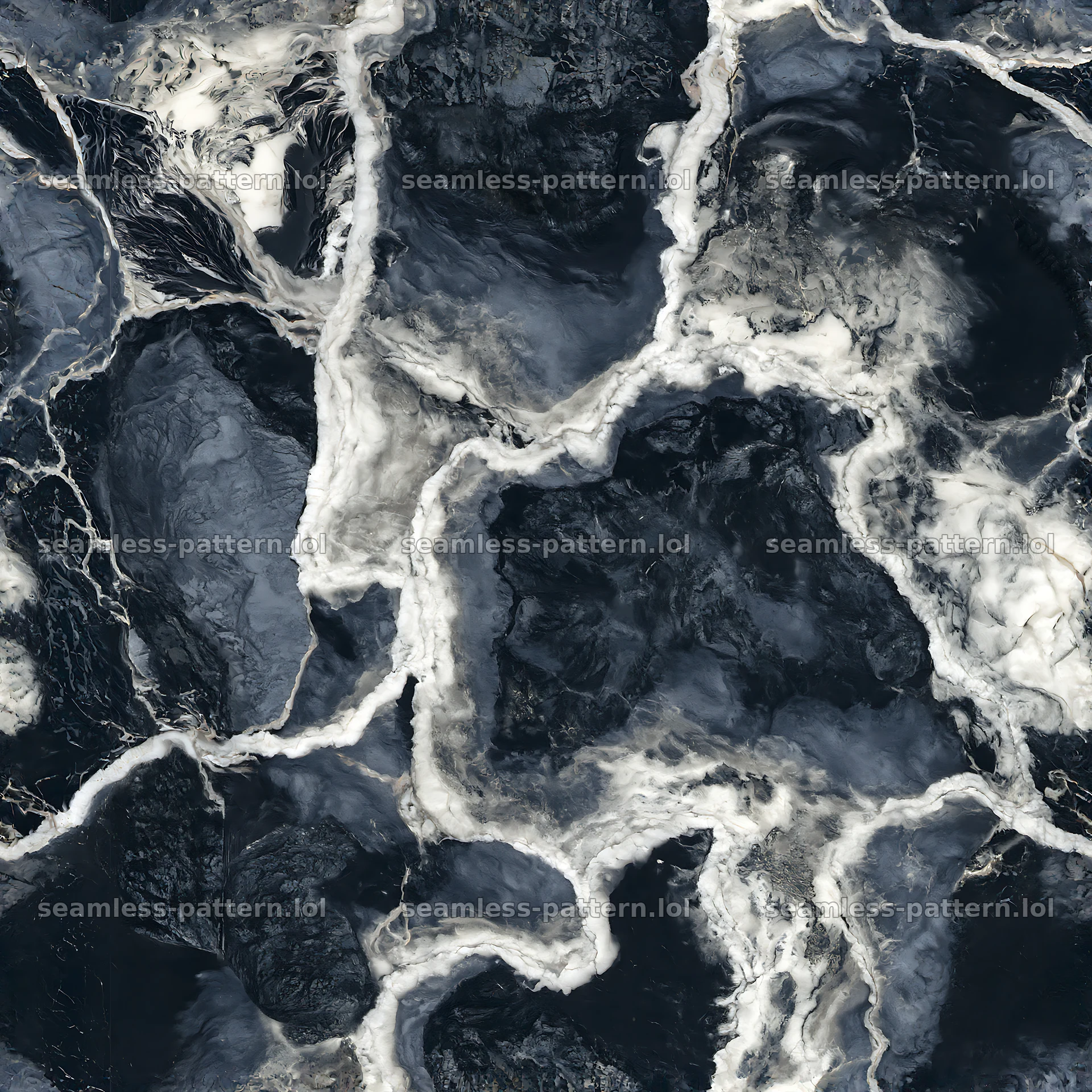 Modern abstract marble repeat pattern with layered color veins seamless pattern preview