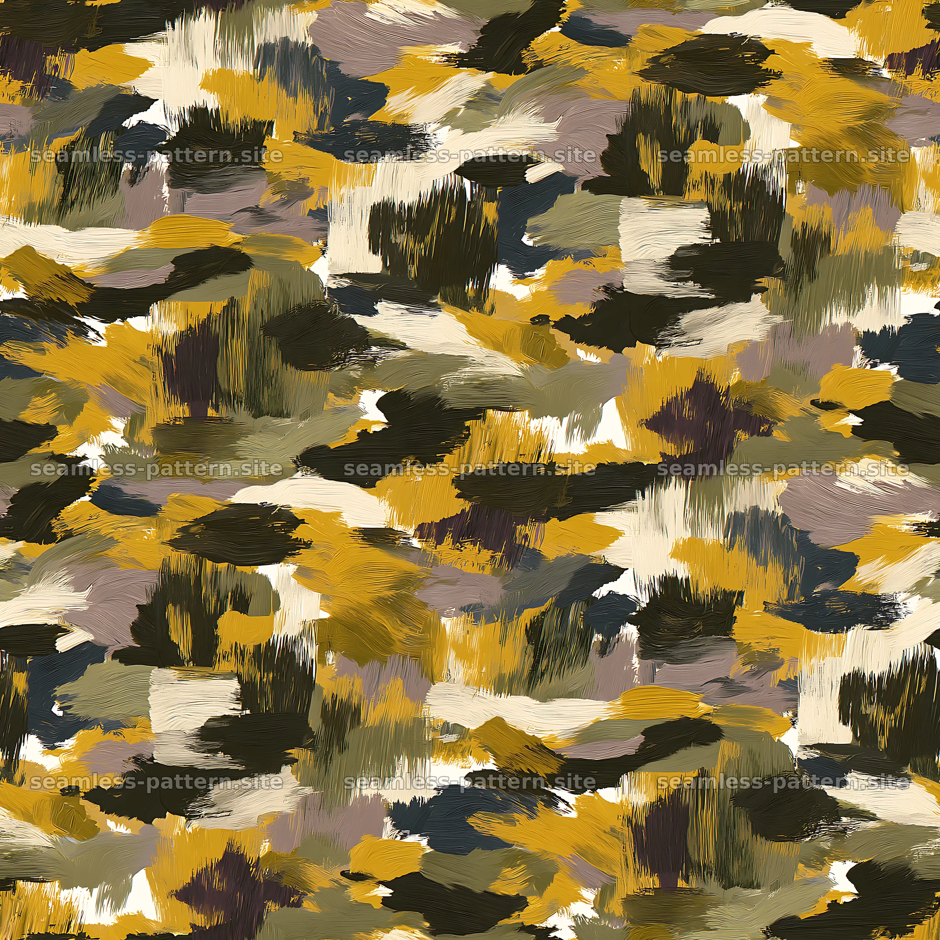 Seamless urban camouflage brushstroke pattern for textiles seamless pattern preview