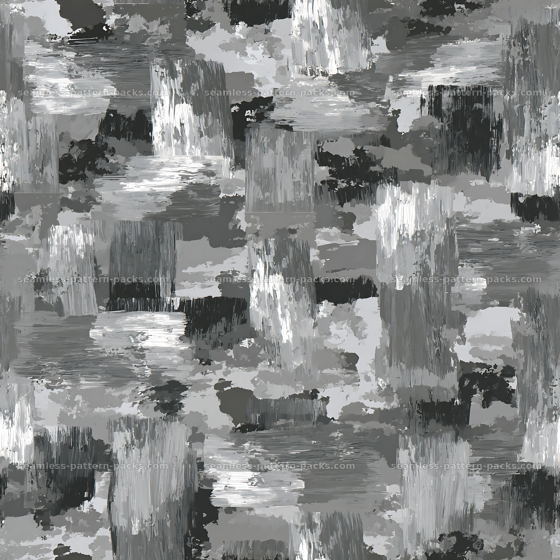 Seamless gray camouflage brushstroke pattern for fabric and wallpaper seamless pattern preview