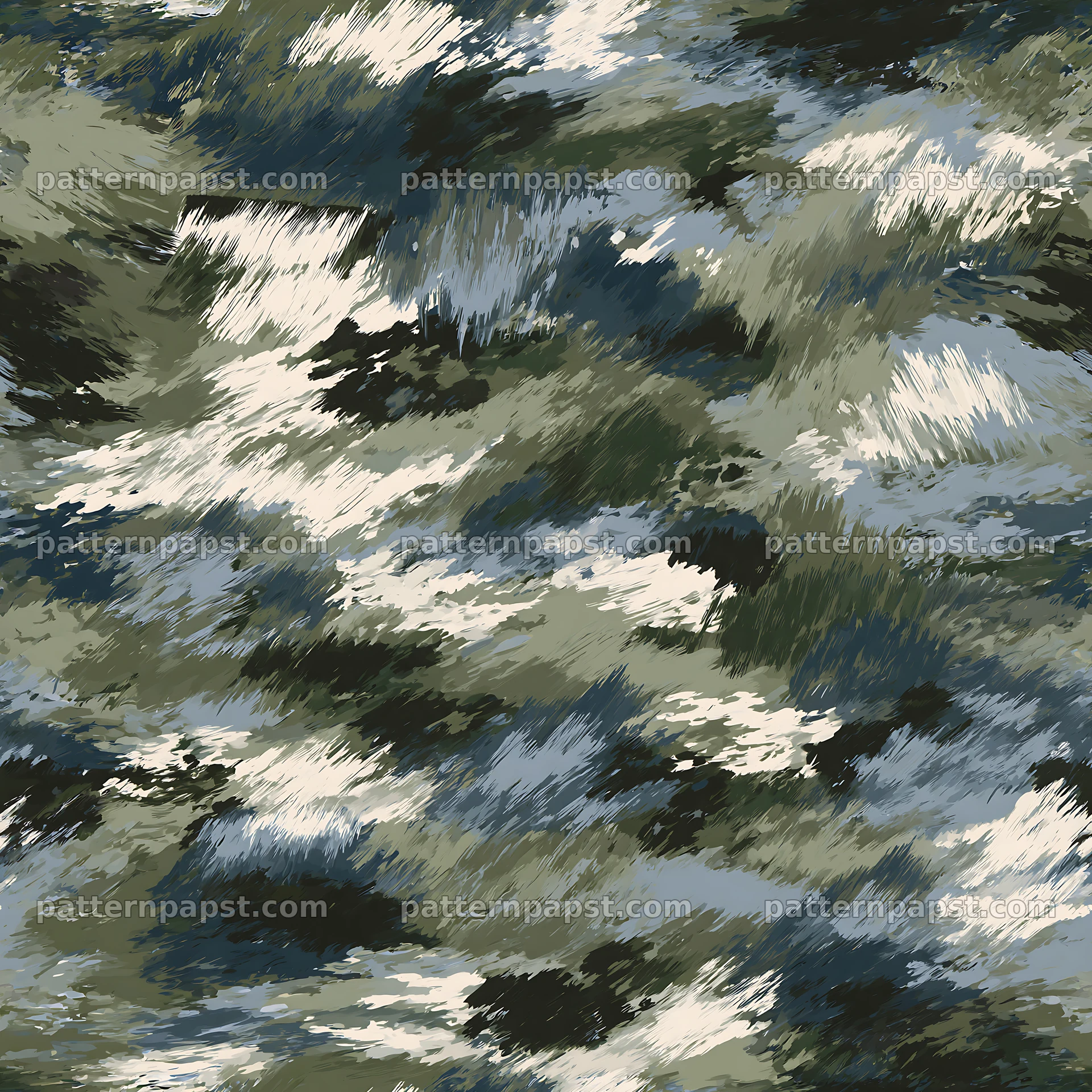 Seamless camouflage brushstroke pattern for fabric and wallpaper seamless pattern preview