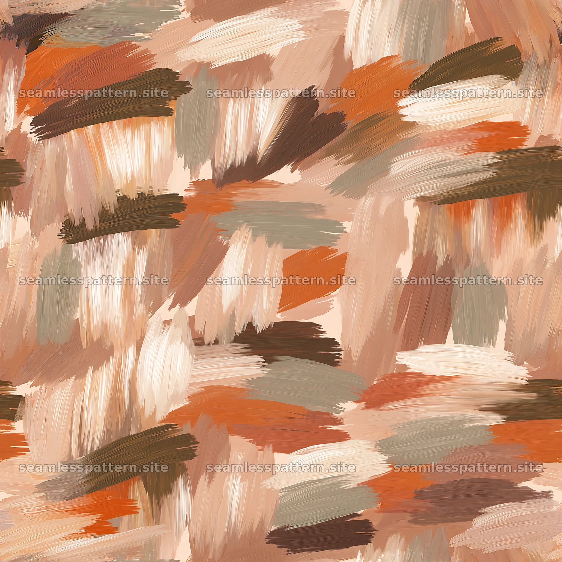 Seamless desert camouflage brushstroke pattern for textiles seamless pattern preview