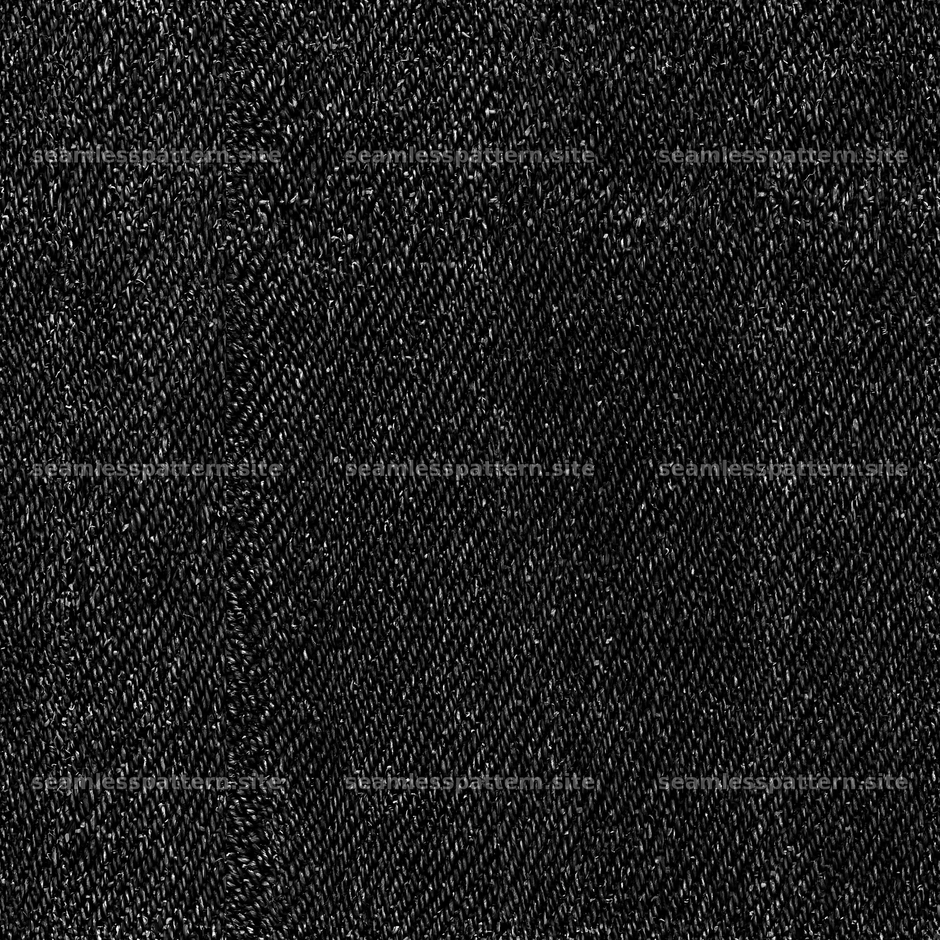 Seamless stretch denim texture pattern in black color seamless pattern preview