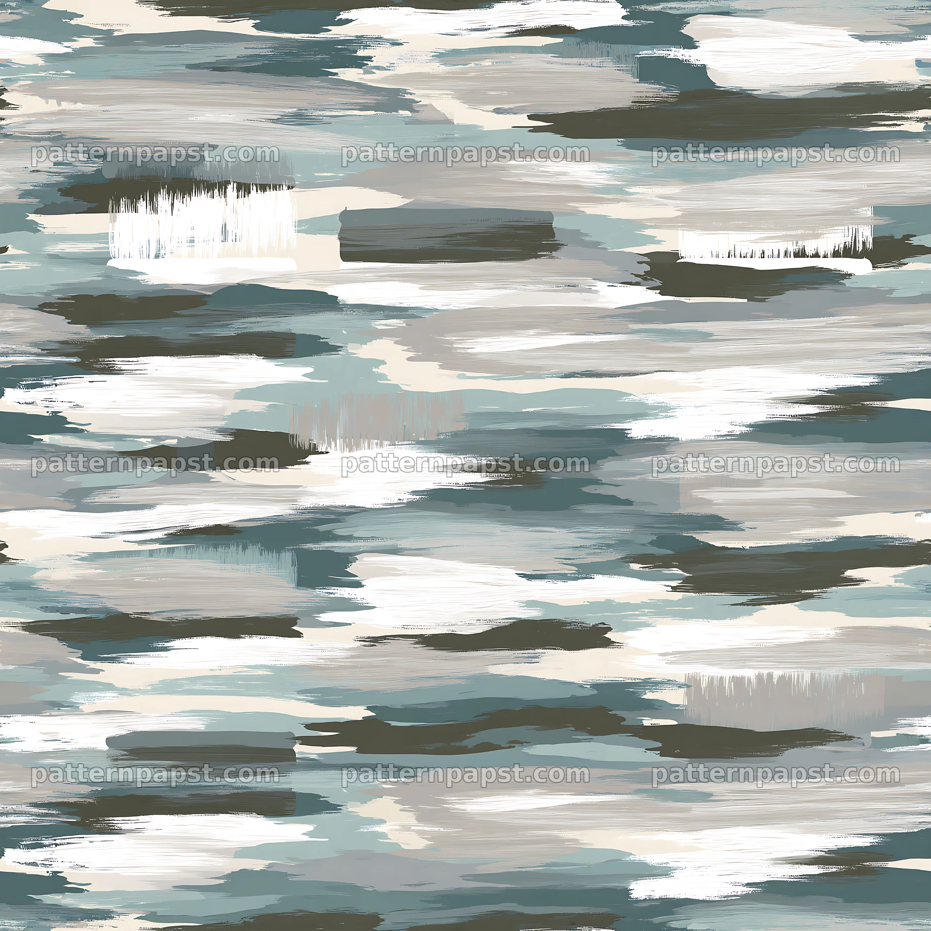 Seamless arctic camouflage brushstroke pattern seamless pattern preview