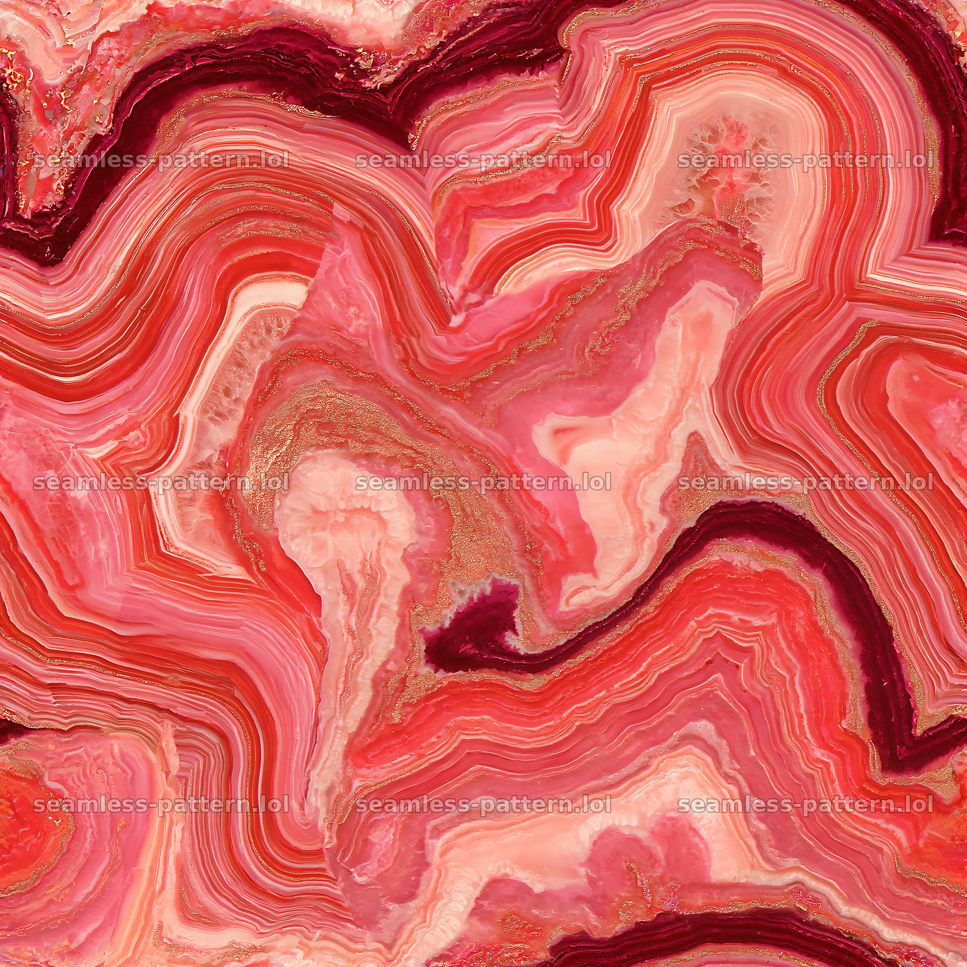 Modern abstract marble repeat pattern with layered color veins seamless pattern preview