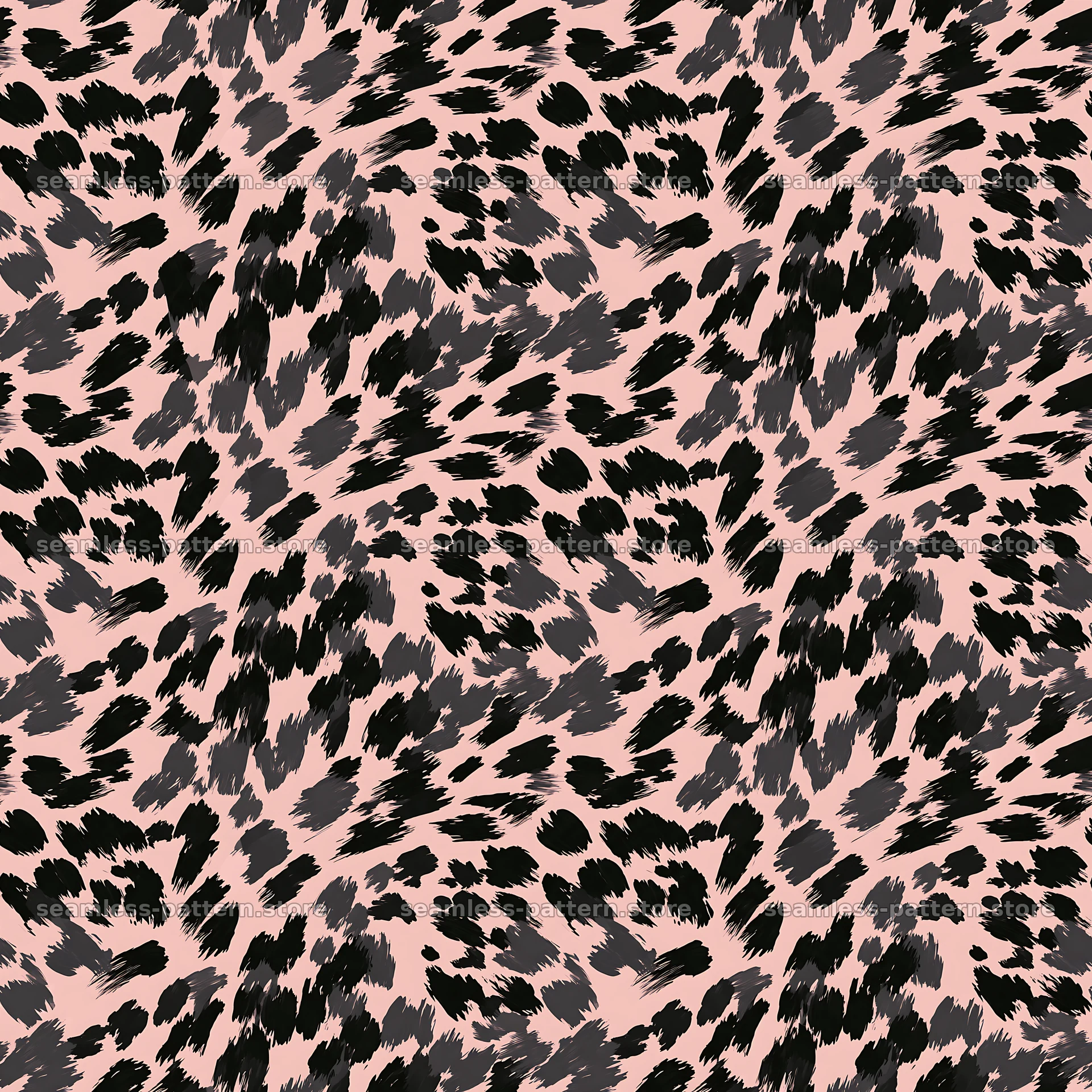 Seamless black camouflage brushstroke pattern for textiles seamless pattern preview