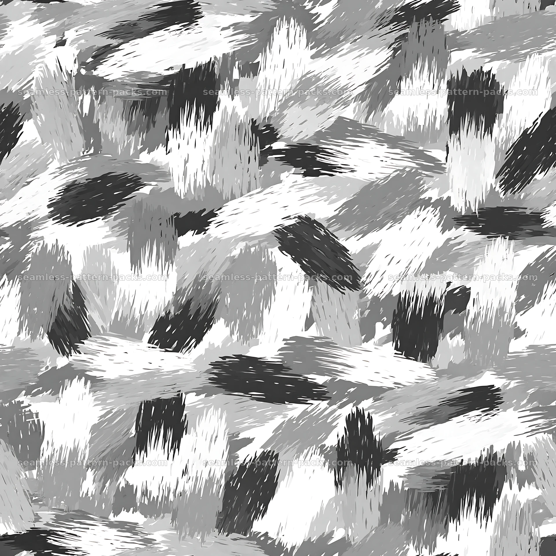 Seamless military camouflage brushstroke pattern in gray tones seamless pattern preview