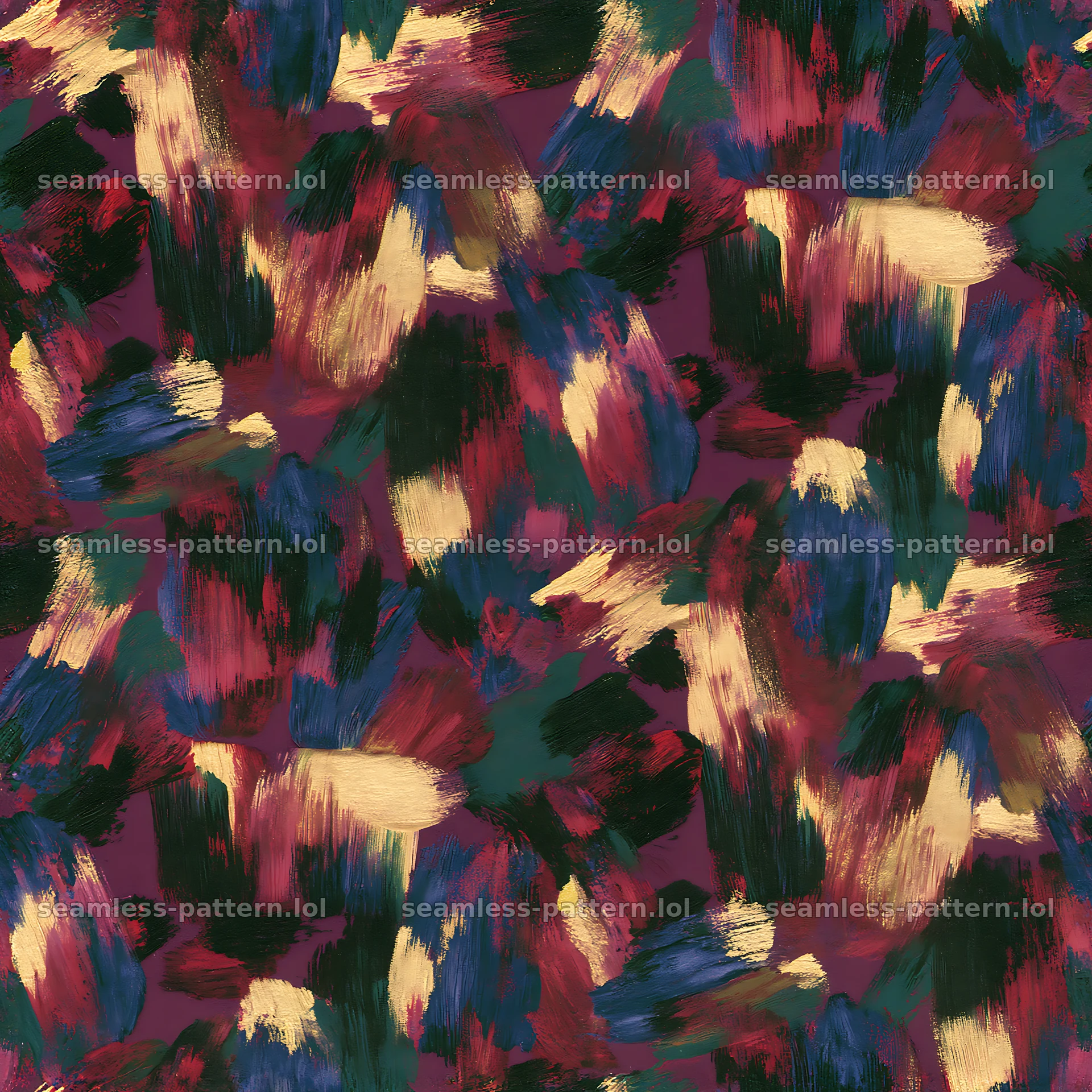 Seamless watercolor camouflage brushstroke pattern design seamless pattern preview