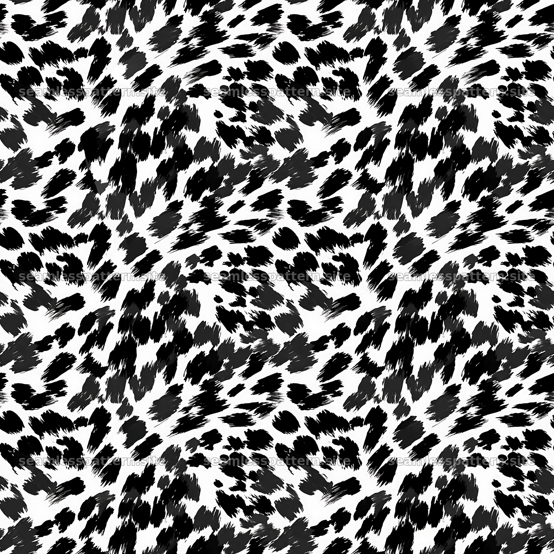 Seamless black camouflage brushstroke pattern for textiles seamless pattern preview