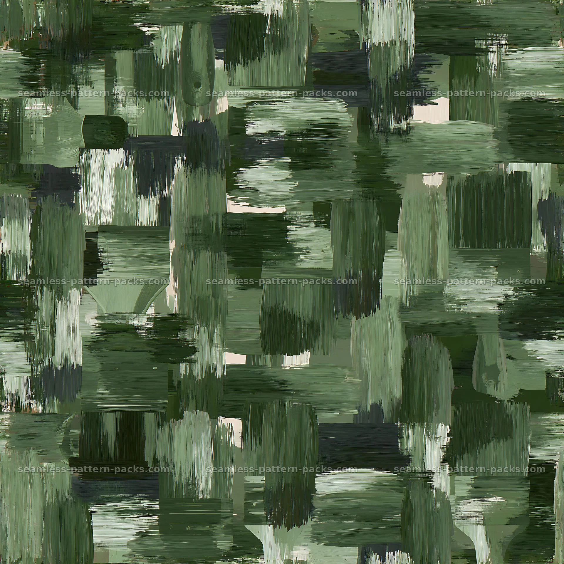 Seamless green camouflage brushstroke pattern seamless pattern preview
