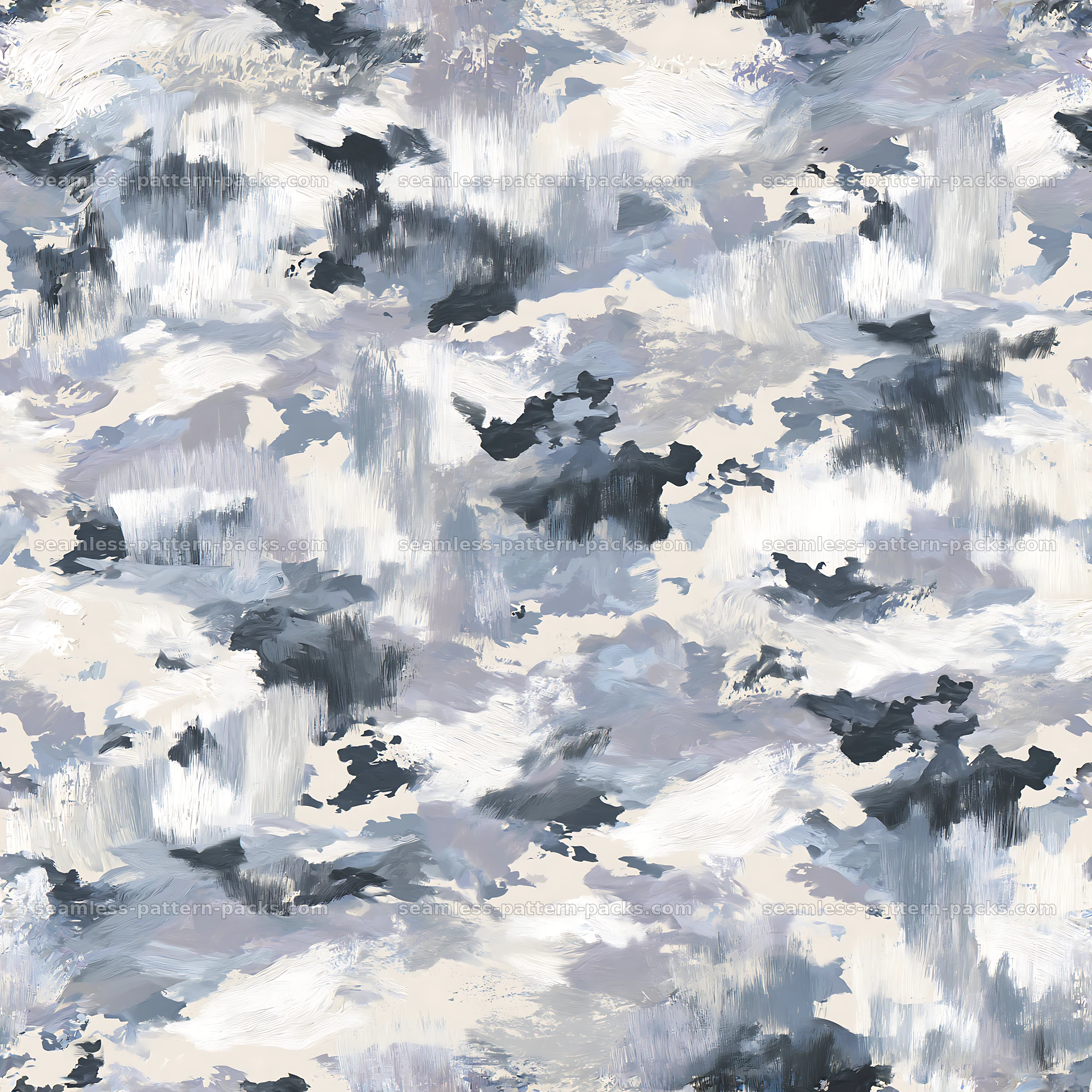Seamless arctic camouflage brushstroke pattern for fabric seamless pattern preview