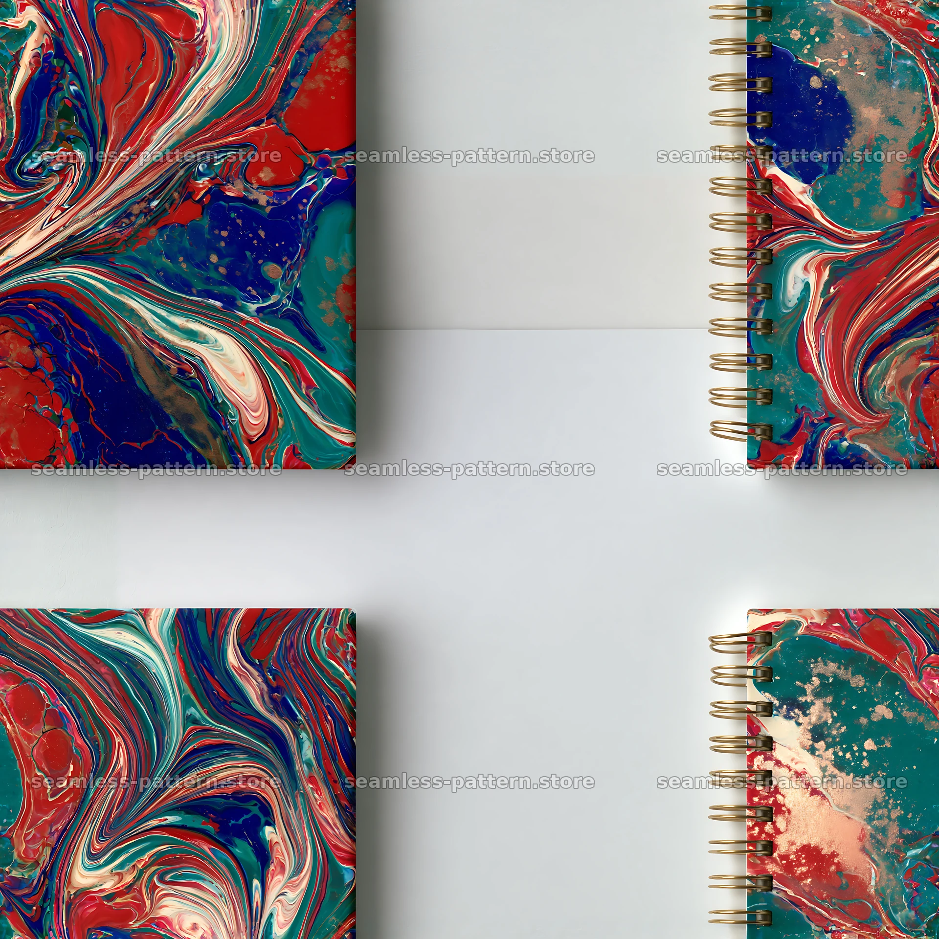 Elegant colorful marble seamless pattern for notebook stationery seamless pattern preview